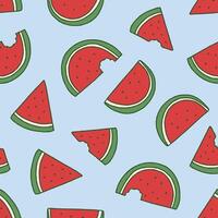 Watermelon Seamless Pattern Background for Surface Print Fabric Fashion Wrapping vector