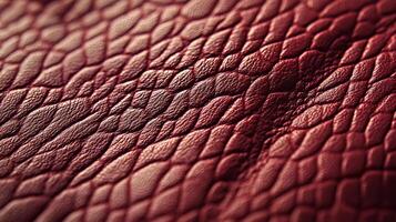 Wonderful Close-Up View of a Textured Leather Surface photo