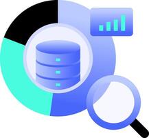 Advanced data predictive analytics Smart Manufacturing and Industry Icon Illustration vector