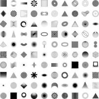 a large collection of abstract shapes and shapes vector