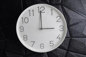 Focus time in clock of three o'clock for design in your business concept photo