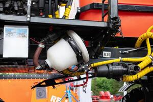 diesel engine for electrical generator in power station photo