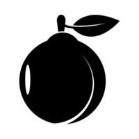 Guava laughed black background illustration vector