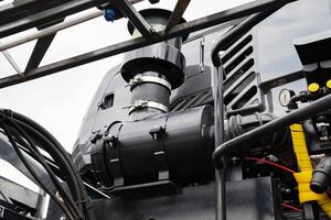 electrical generator in power station photo