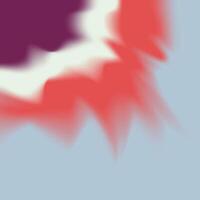 A red and purple explosion with a white cloud vector