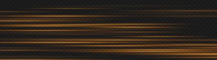 Abstract background with gold lines on black background vector