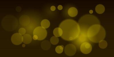 Golden bokeh background vector
