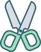 Flat Icon of Scissors for Editing or Design vector