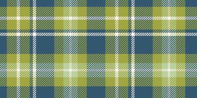 Refreshing green and navy tartan plaid pattern with a balanced design vector