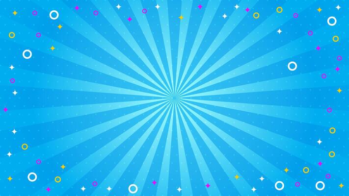 light blur burst line background with circle and star particle frame banner background template