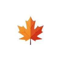 Maple Leaf flat design vector