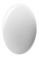 Simple yet elegant, a white oval shape evokes the smooth contours of an egg or a pebble, set against a plain background, creating a minimalist and versatile visual element vector