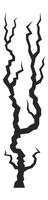 Vertical cracks resembling a lightning bolt split a white surface, representing themes of destruction, fragility, and danger, while emphasizing the instability and tension present in nature vector