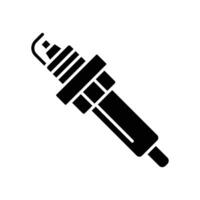 Simple Spark Plug Icons vector