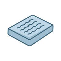 Minimal Mattress Icons for App UI vector