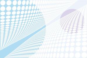 White circles background in perspective vector