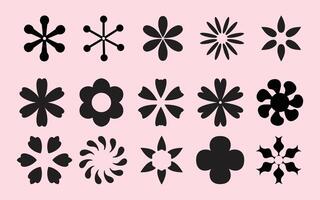 Geometric Floral and Star Patterns bundle. vector