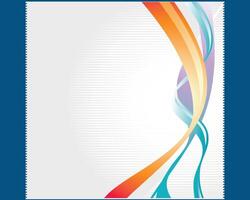 abstract background with colorful waves vector
