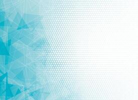abstract blue background with triangles and lines vector
