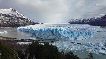 Landmark Perito Moreno Glacier in El Calafate Santa Cruz in Argentina . Scenic Landscape. video