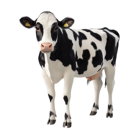 a cow standing on a transparent background png