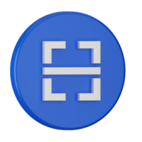 Blue folder icon and document icon button represent business concepts as glossy 3D web symbols png
