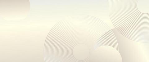 Luxury modern background with circle elements vector