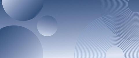 Abstract blue modern background with circle elements vector
