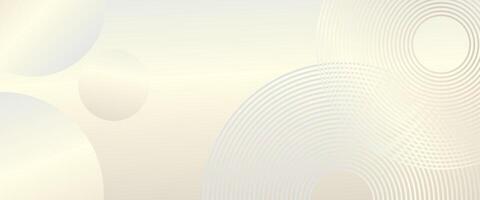 Abstract luxury background with circle elements vector