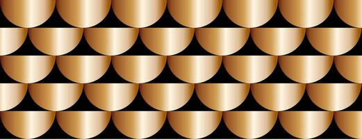 Pattern of gold and black triangles vector