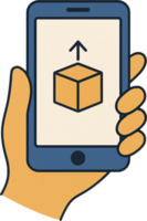 Mobile app for shipping png