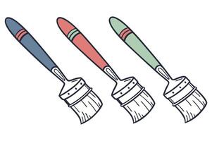 Clean Brush Line Art for Design Use vector