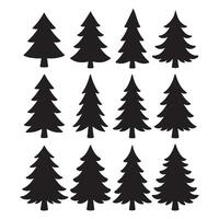 Handcrafted Pine Shapes for Art Projects vector