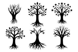 Minimal Nature Tree Graphics vector