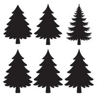 Black Tree Graphics for Nature Designs vector