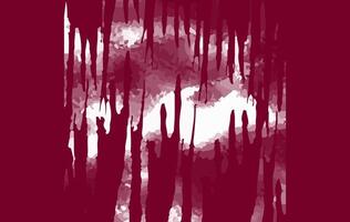 Dark Red Liquid Drip Effect with Artistic Stalactite Pattern vector