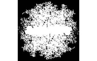 Abstract white shape with texture on a black background vector