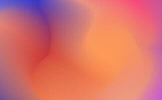 Smooth gradient background,blend of colors, including shades of blue, purple, pink, and orange,overall effect is fluid and somewhat hazy. vector