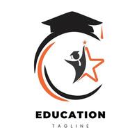 Education logo template vector