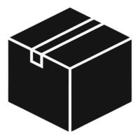 Isometric Cardboard Box Illustration Representing Shipping And Delivery For Online Shopping vector