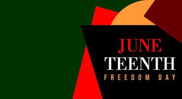 Juneteenth Freedom Day abstract illustration. Background design for greetings, ads, annual events June 19 vector