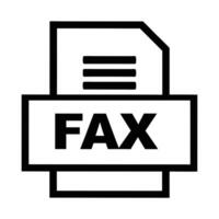 Black And White Fax Machine Icon Depicting Document Sending Symbol vector