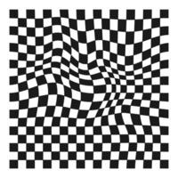 Checkered distorted element vector