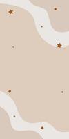 Simple Aesthetic Background Design With Star vector