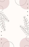 Beautiful Simple Aesthetic Design Background With Soft Color vector