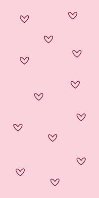 Simple Pink Love Design Background
