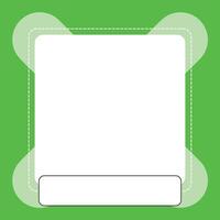 gree simple square frame border design vector