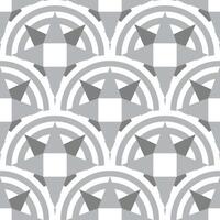 star in grey circles pattern vector