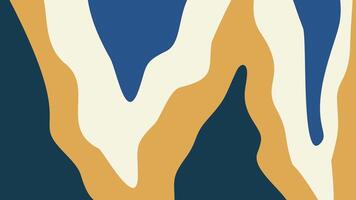 design illustration of an abstract blue and yellow beach background banner with triangle shape vector