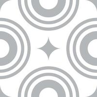 grey circle pattern on white background vector